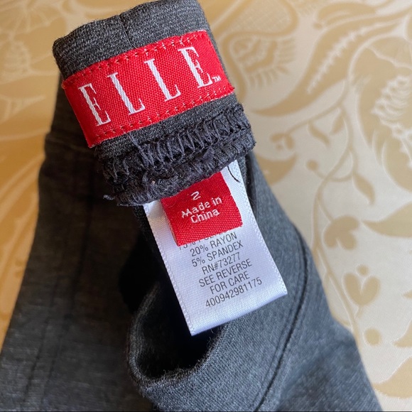 Elle Gray Leggings Size 2 - Picture 3 of 6